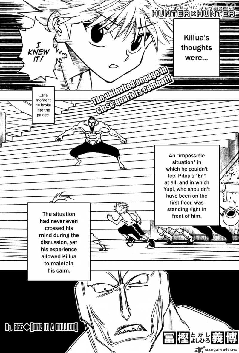 Hunter x Hunter, Chapter 266 image 01